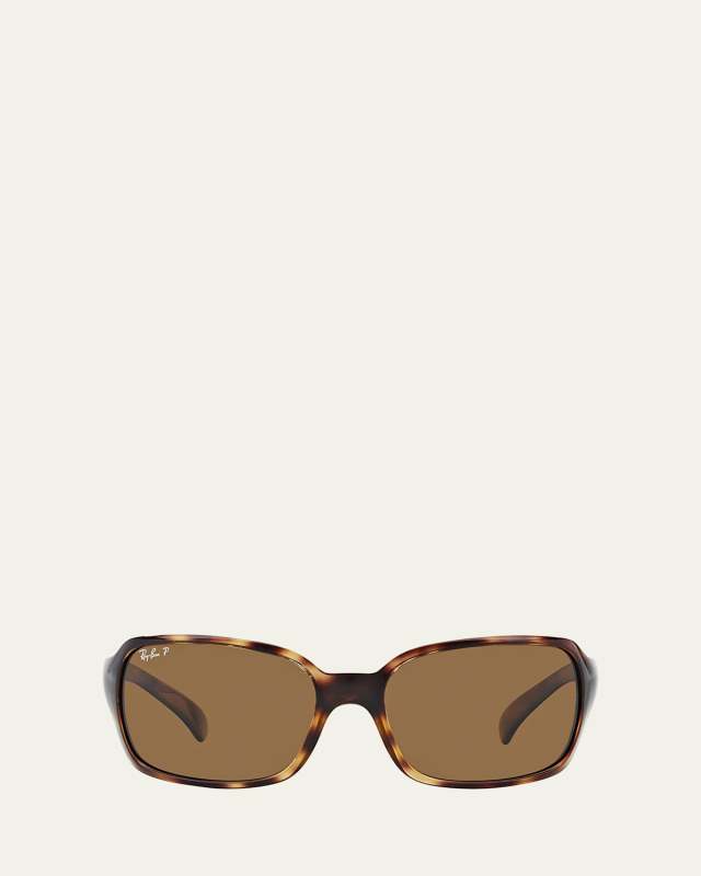 Square Monochromatic Propionate Sunglasses